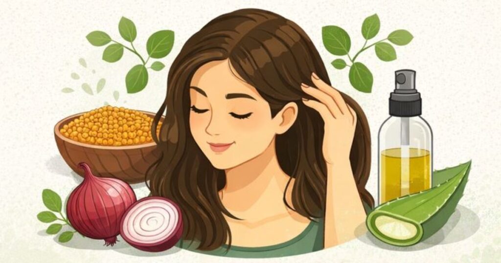 Healthy hair care routine to prevent hair loss