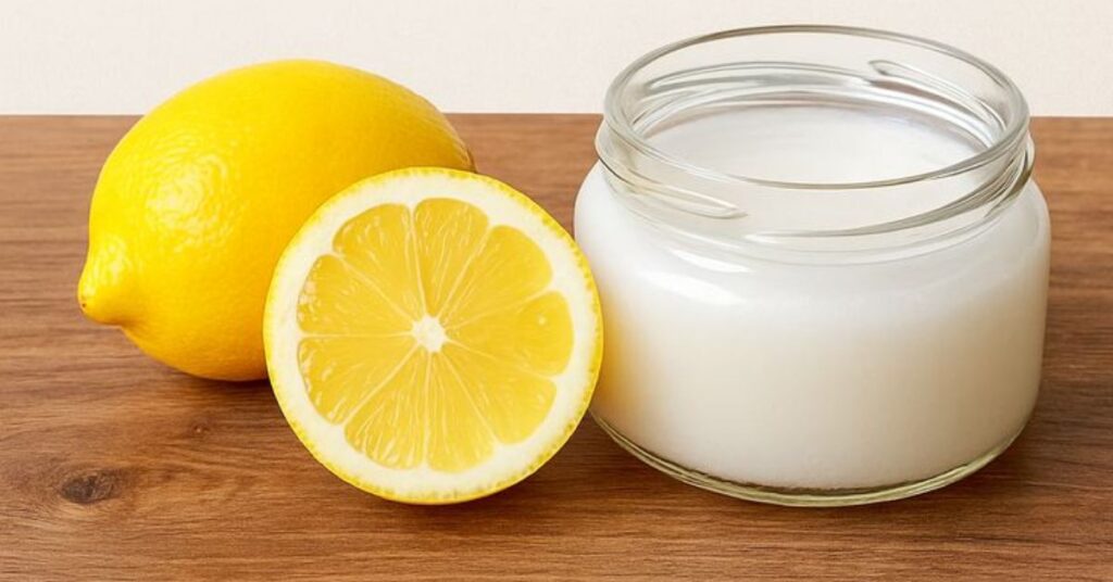 lemon and coconut oil
